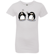 T-Shirts White / YXS Cute Ninja Penguins Girls Premium T-Shirt