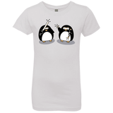 T-Shirts White / YXS Cute Ninja Penguins Girls Premium T-Shirt