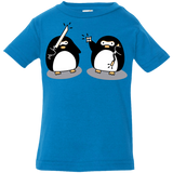 T-Shirts Cobalt / 6 Months Cute Ninja Penguins Infant Premium T-Shirt