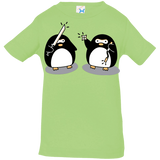 T-Shirts Key Lime / 6 Months Cute Ninja Penguins Infant Premium T-Shirt