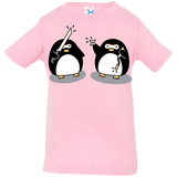 T-Shirts Pink / 6 Months Cute Ninja Penguins Infant Premium T-Shirt