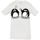 T-Shirts White / 6 Months Cute Ninja Penguins Infant Premium T-Shirt