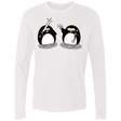 T-Shirts White / S Cute Ninja Penguins Men's Premium Long Sleeve