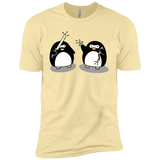 T-Shirts Banana Cream / X-Small Cute Ninja Penguins Men's Premium T-Shirt