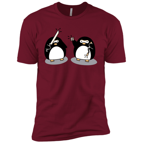 T-Shirts Cardinal / X-Small Cute Ninja Penguins Men's Premium T-Shirt