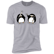 T-Shirts Heather Grey / X-Small Cute Ninja Penguins Men's Premium T-Shirt