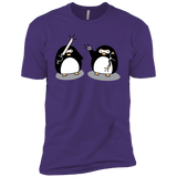 T-Shirts Purple Rush/ / X-Small Cute Ninja Penguins Men's Premium T-Shirt