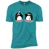 T-Shirts Tahiti Blue / X-Small Cute Ninja Penguins Men's Premium T-Shirt