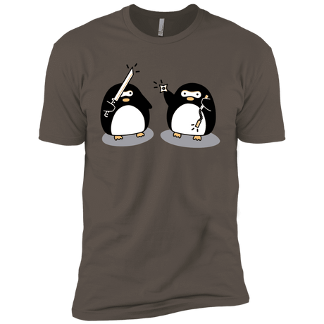 T-Shirts Warm Grey / X-Small Cute Ninja Penguins Men's Premium T-Shirt