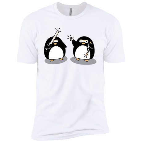 T-Shirts White / X-Small Cute Ninja Penguins Men's Premium T-Shirt