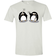 T-Shirts White / X-Small Cute Ninja Penguins Men's Semi-Fitted Softstyle