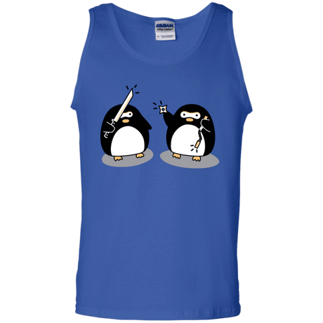 T-Shirts Royal / S Cute Ninja Penguins Men's Tank Top