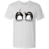 T-Shirts Heather White / S Cute Ninja Penguins Men's Triblend T-Shirt