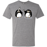 T-Shirts Premium Heather / S Cute Ninja Penguins Men's Triblend T-Shirt