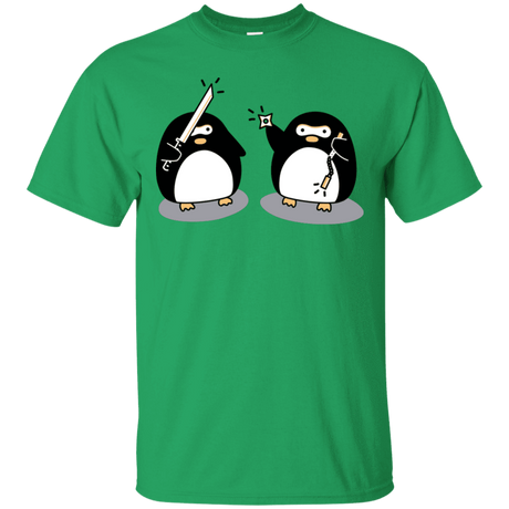 T-Shirts Irish Green / S Cute Ninja Penguins T-Shirt