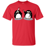 T-Shirts Red / S Cute Ninja Penguins T-Shirt