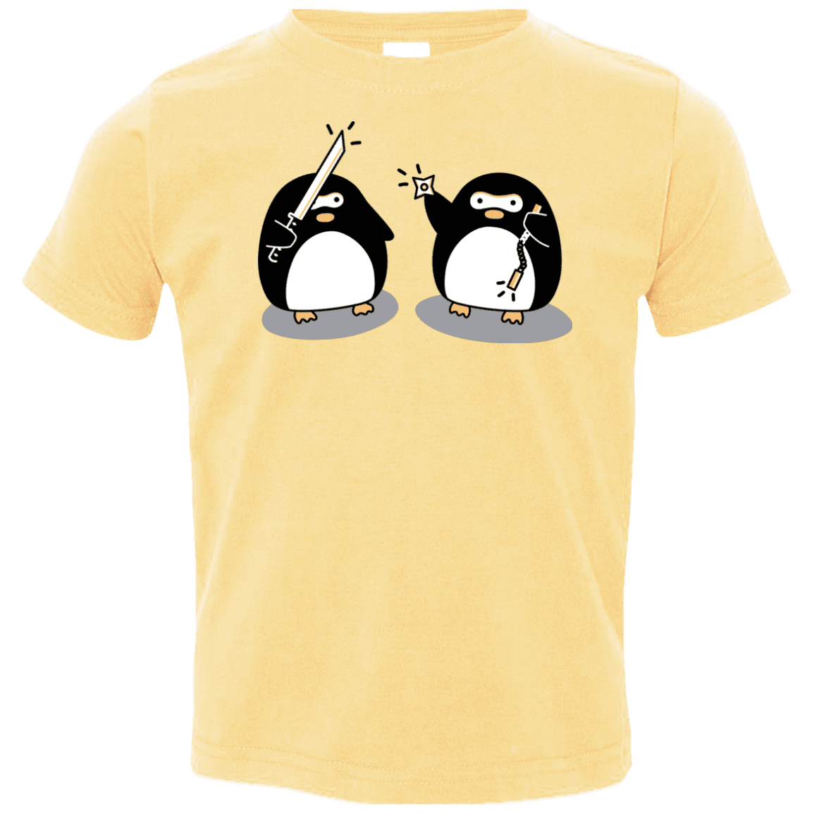 T-Shirts Butter / 2T Cute Ninja Penguins Toddler Premium T-Shirt