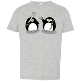 T-Shirts Heather Grey / 2T Cute Ninja Penguins Toddler Premium T-Shirt