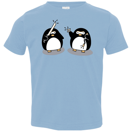 T-Shirts Light Blue / 2T Cute Ninja Penguins Toddler Premium T-Shirt