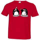 T-Shirts Red / 2T Cute Ninja Penguins Toddler Premium T-Shirt