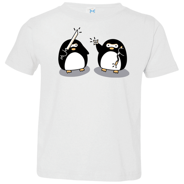 T-Shirts White / 2T Cute Ninja Penguins Toddler Premium T-Shirt