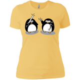 T-Shirts Banana Cream/ / X-Small Cute Ninja Penguins Women's Premium T-Shirt
