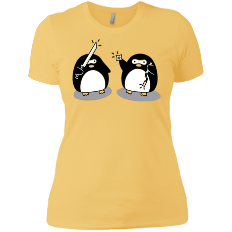 T-Shirts Banana Cream/ / X-Small Cute Ninja Penguins Women's Premium T-Shirt