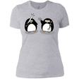 T-Shirts Heather Grey / X-Small Cute Ninja Penguins Women's Premium T-Shirt