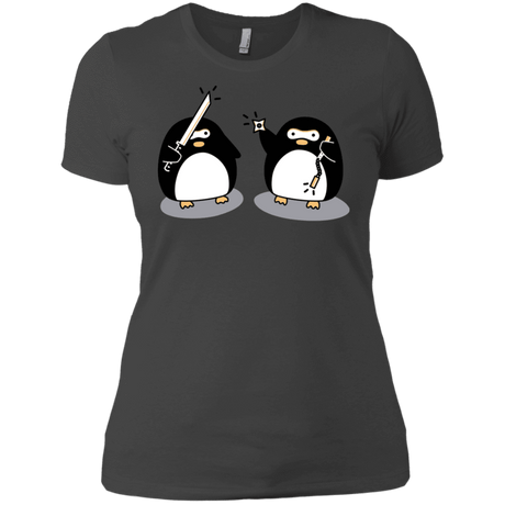 T-Shirts Heavy Metal / X-Small Cute Ninja Penguins Women's Premium T-Shirt