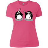 T-Shirts Hot Pink / X-Small Cute Ninja Penguins Women's Premium T-Shirt