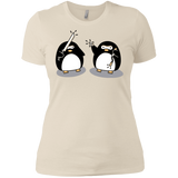 T-Shirts Ivory/ / X-Small Cute Ninja Penguins Women's Premium T-Shirt