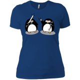 T-Shirts Royal / X-Small Cute Ninja Penguins Women's Premium T-Shirt