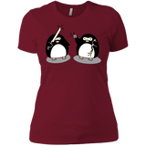 T-Shirts Scarlet / S Cute Ninja Penguins Women's Premium T-Shirt
