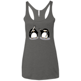 T-Shirts Premium Heather / X-Small Cute Ninja Penguins Women's Triblend Racerback Tank
