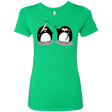 T-Shirts Envy / S Cute Ninja Penguins Women's Triblend T-Shirt