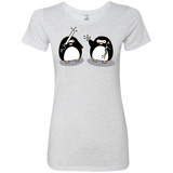 T-Shirts Heather White / S Cute Ninja Penguins Women's Triblend T-Shirt