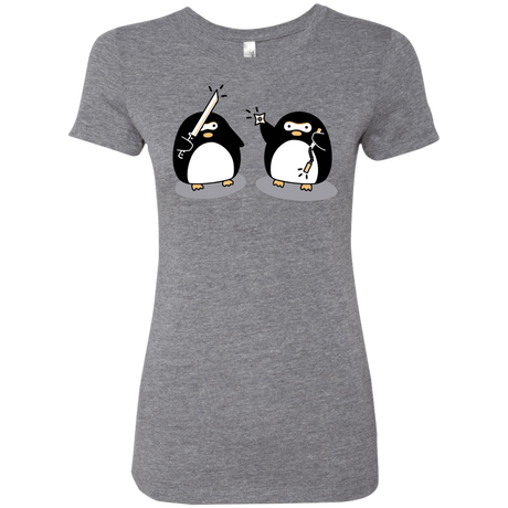 T-Shirts Premium Heather / S Cute Ninja Penguins Women's Triblend T-Shirt