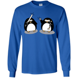 T-Shirts Royal / YS Cute Ninja Penguins Youth Long Sleeve T-Shirt