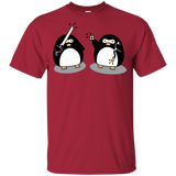 T-Shirts Cardinal / YXS Cute Ninja Penguins Youth T-Shirt