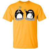 T-Shirts Gold / YXS Cute Ninja Penguins Youth T-Shirt