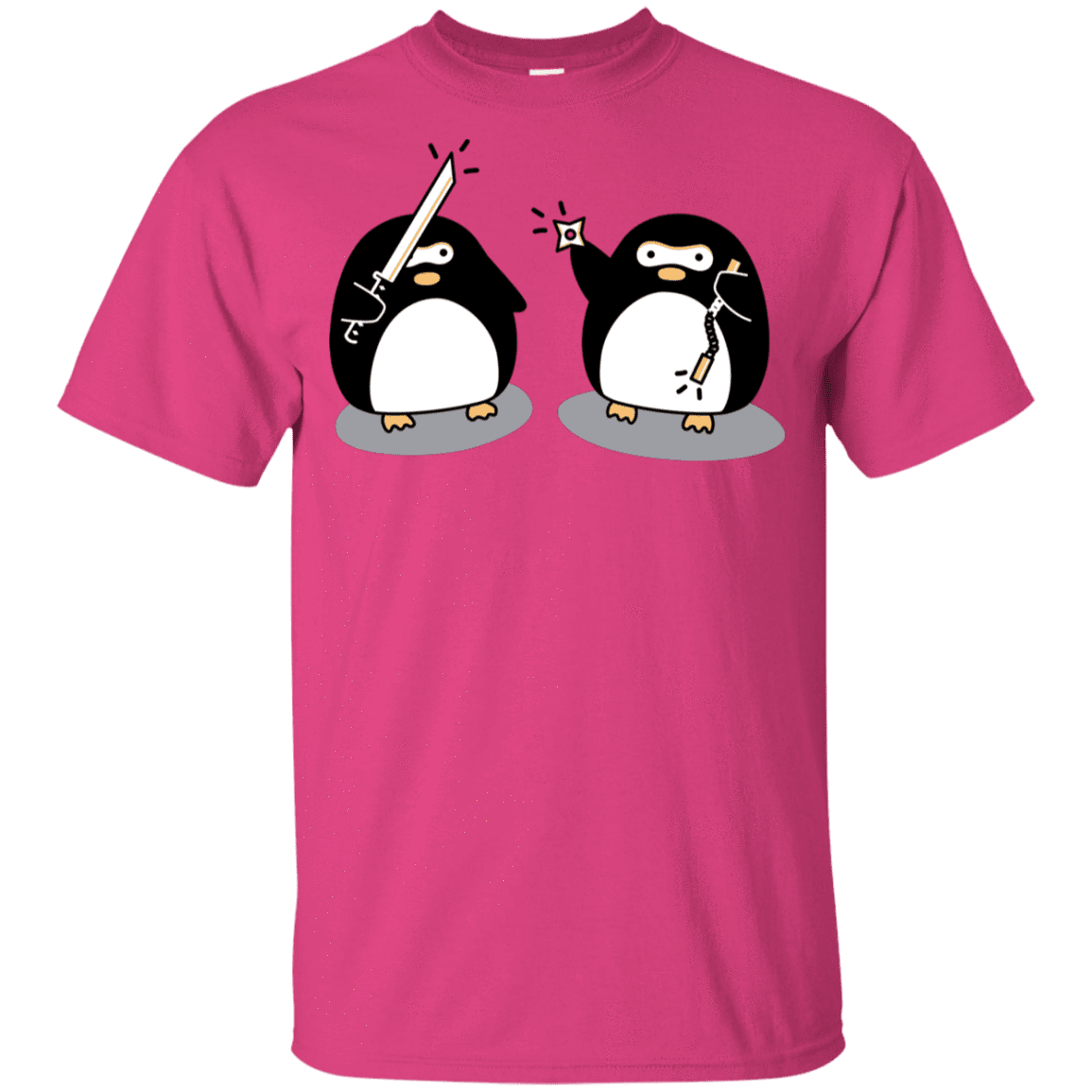 T-Shirts Heliconia / YXS Cute Ninja Penguins Youth T-Shirt