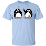 T-Shirts Light Blue / YXS Cute Ninja Penguins Youth T-Shirt