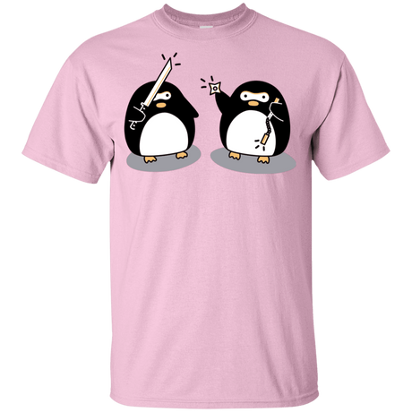 T-Shirts Light Pink / YXS Cute Ninja Penguins Youth T-Shirt