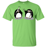 T-Shirts Lime / YXS Cute Ninja Penguins Youth T-Shirt