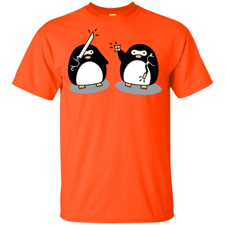 T-Shirts Orange / YXS Cute Ninja Penguins Youth T-Shirt