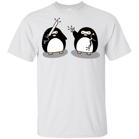 T-Shirts White / YXS Cute Ninja Penguins Youth T-Shirt