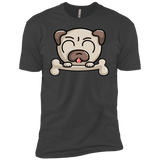 T-Shirts Heavy Metal / YXS Cute Pug and Bone Boys Premium T-Shirt