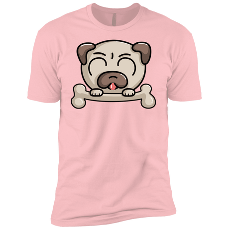 T-Shirts Light Pink / YXS Cute Pug and Bone Boys Premium T-Shirt