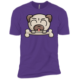 T-Shirts Purple Rush / YXS Cute Pug and Bone Boys Premium T-Shirt