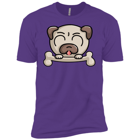 T-Shirts Purple Rush / YXS Cute Pug and Bone Boys Premium T-Shirt